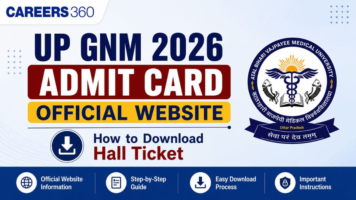 UP GNM 2026 Admit Card Official Website: How to Download Hall Ticket